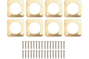 8 PCS Metal Bird House Guard, Steel 1.4 Inch Opening Bird House Protect Portal Hole Protector for Eastern Bluebird Rooms Spar