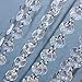 Anyumocz 65.6 Feet Clear Crystal Acrylic Gems Bead Strands