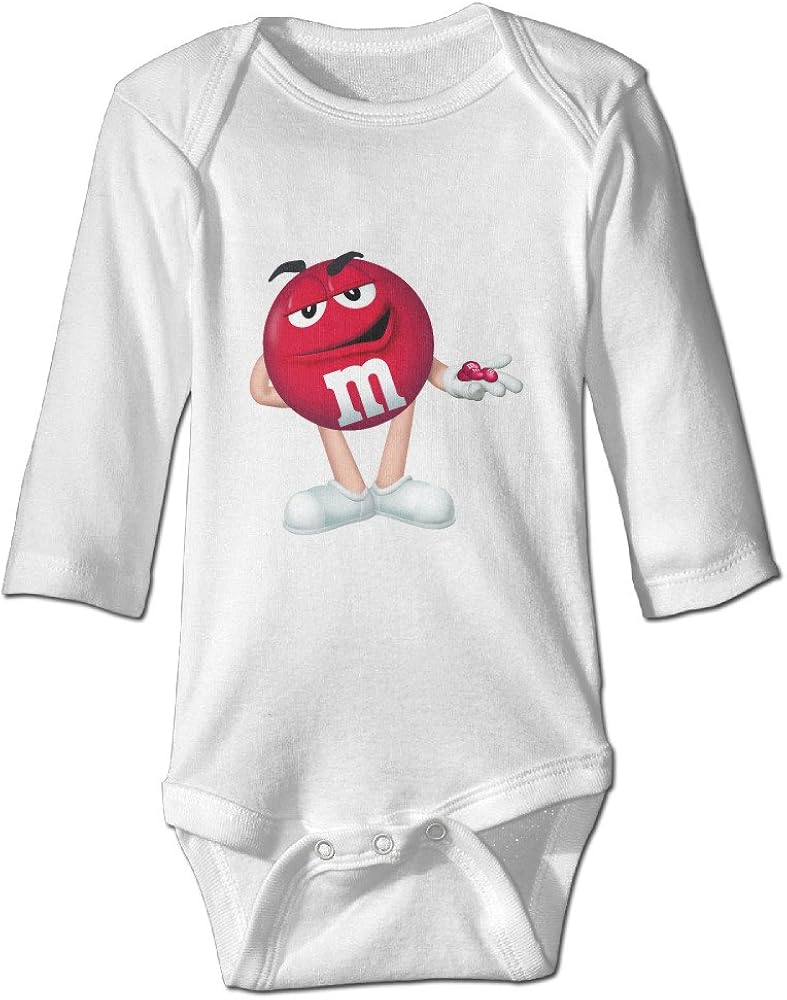 m&m onesie baby