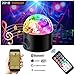 Fihome Disco Party Lights Bluetooth Speaker,2018 Newest Sound Activated Rotating Projection Effects Usb Magic Led Stage Light Strobe Ball with Remote Control for Home KTV DJ Birthday Dancing Wedding