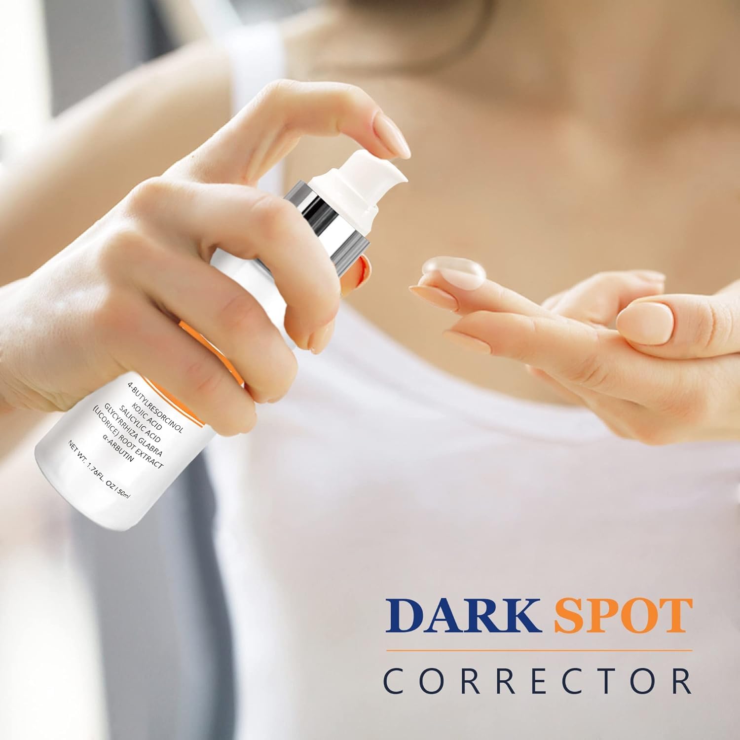 Dark Spot Remover for Face: Dark Spot Correcting Glow Serum with Acid and Niacinamide for Age Acne Melasma Freckle Brown Spots Removal Diminisher- Korean Skin Care Treatment 30ml