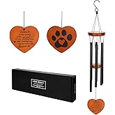 Dog Memorial Gifts for Loss of Dogs Cat,25.5 Inch Dogs Memorial Wind Chimes for Outside,Loss of Dog Sympathy Gift for Pet Loss Remembrance Keepsak