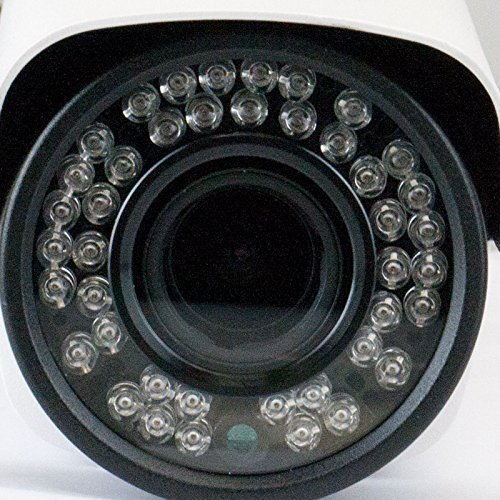 GW Security 5 Megapixel 2592 x 1920 Pixel Super HD 1920P Outdoor PoE 120FT Night Vision Weatherproof Security IP Camera with 2.8-12mm Varifocal Zoom Len (Certified Refurbished)