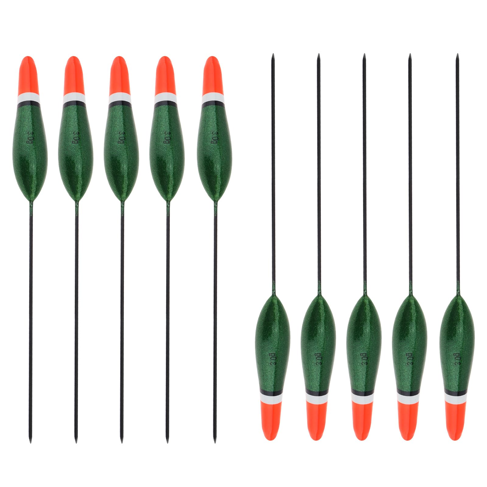 OriGlam 10pcs Fishing Bobbers Fishing Floats Fishing Floaters, Fishing Float Set Fishing Tackle Floats Fishing Pole Floats,Fishing Bobbers Fishing Accessories for Fishing Accessories