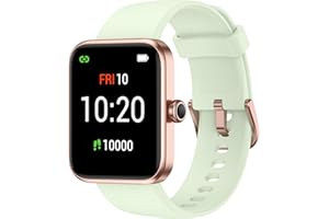 LIVIKEY Smart Watch, Fitness Tracker with Heart Rate Monitor, Blood Oxygen, Sleep Tracking, 41mm Smartwatch Waterproof with Pedometer for Women Men Watch Compatible with Android iOS Phones