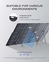 EF EcoFlow 400W Lightweight Solar Panel Bifacial N-Type with XT60 Cable view 4