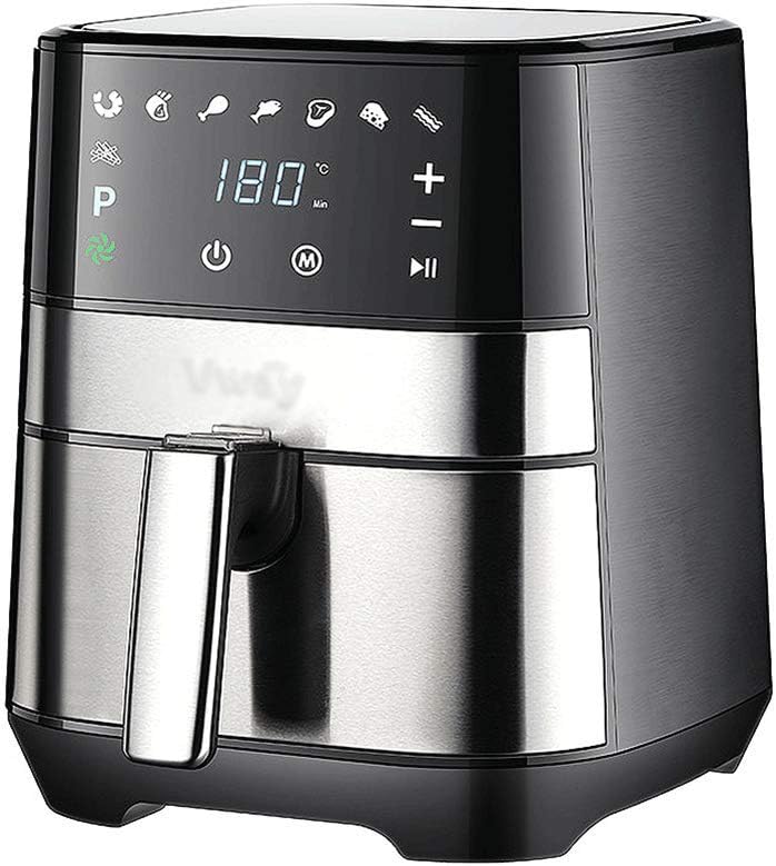 Air Fryer, 1500-Watt Electric Hot Air Fryers Oven & Oilless Cooker for Roasting, LCD Digital Touchscreen with 7 Presets,Nonstick Basket