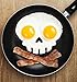 Tenta Kitchen Silicone Egg Ring Mold, Pancake Mold Set -Rabbit, Owl and Skull (Pack of 3)