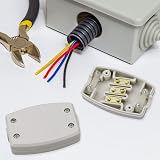 SZCXDKJ 2x 3 Terminal Junction Box Grey 250V 13A Cable Connector for Outdoor view 5