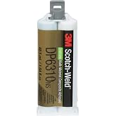 3M Scotch-Weld Multi-Material Composite Urethane Adhesive DP6310NS, Green | 48.5 mL Duo-Pak, 1 Each, Non-Sag