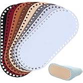 PH PandaHall 8pcs Oval Felt Purse Bottom Crochet Bag Bottom Base, 8 Colors Knitting Crochet Bags Bottom Shaper Pad with Holes for DIY Tote Purse Shoulder Crossbody Bag Making, 8.7x3.9inch