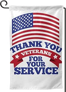 Happy Veterans Day ElegantHome Garden Decor for Outdoor