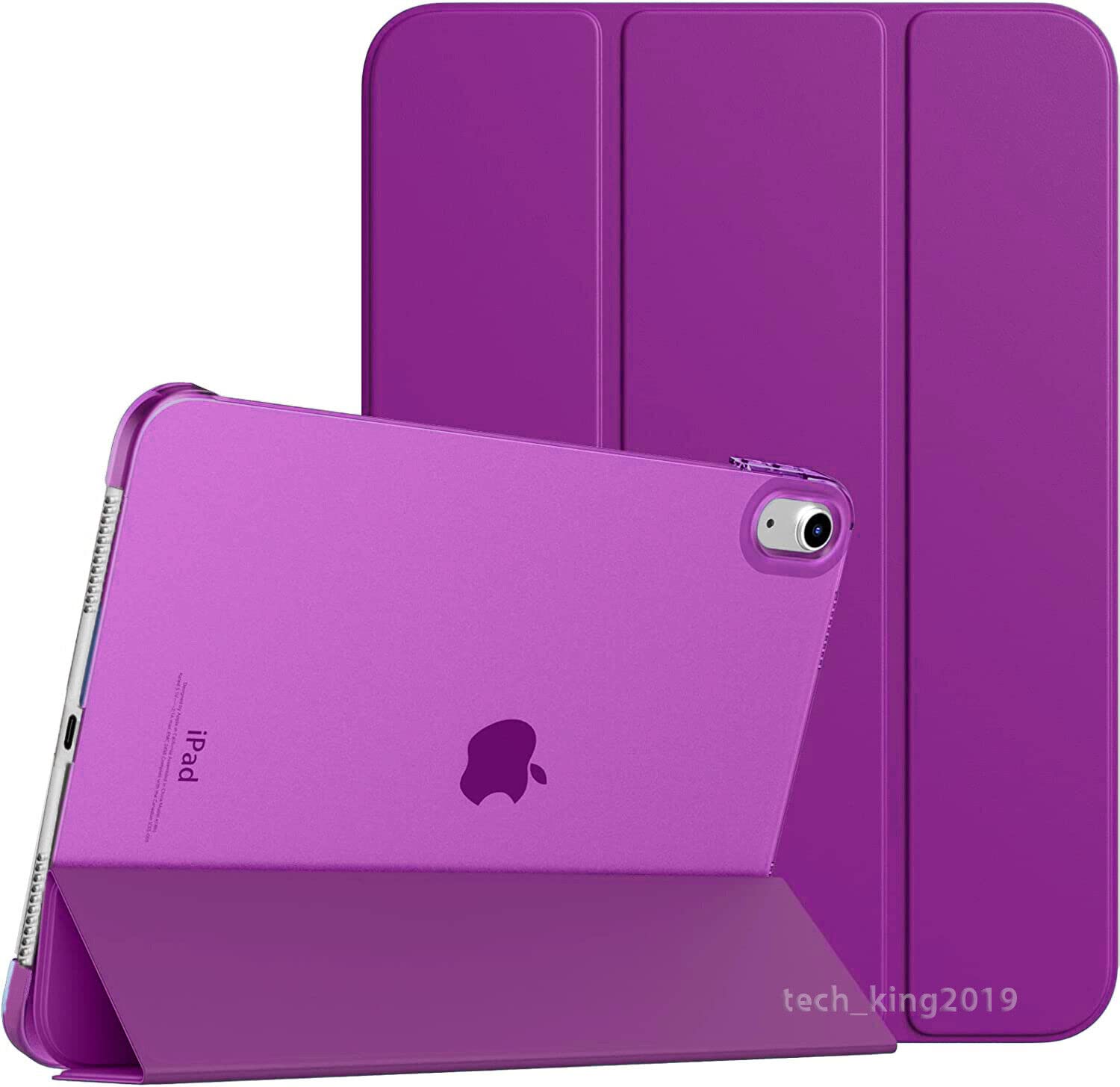 MOBISTAR Smart Case for iPad Air 11 inch M2 2024 Air 6th /10.9 Air 5th 2022/Air 4th 2020, Magnetic Slim Stand Hard Back Shell Cover with Auto Wake/Sleep iPad Air 6 5 4 Generation (Purple) — image 1
