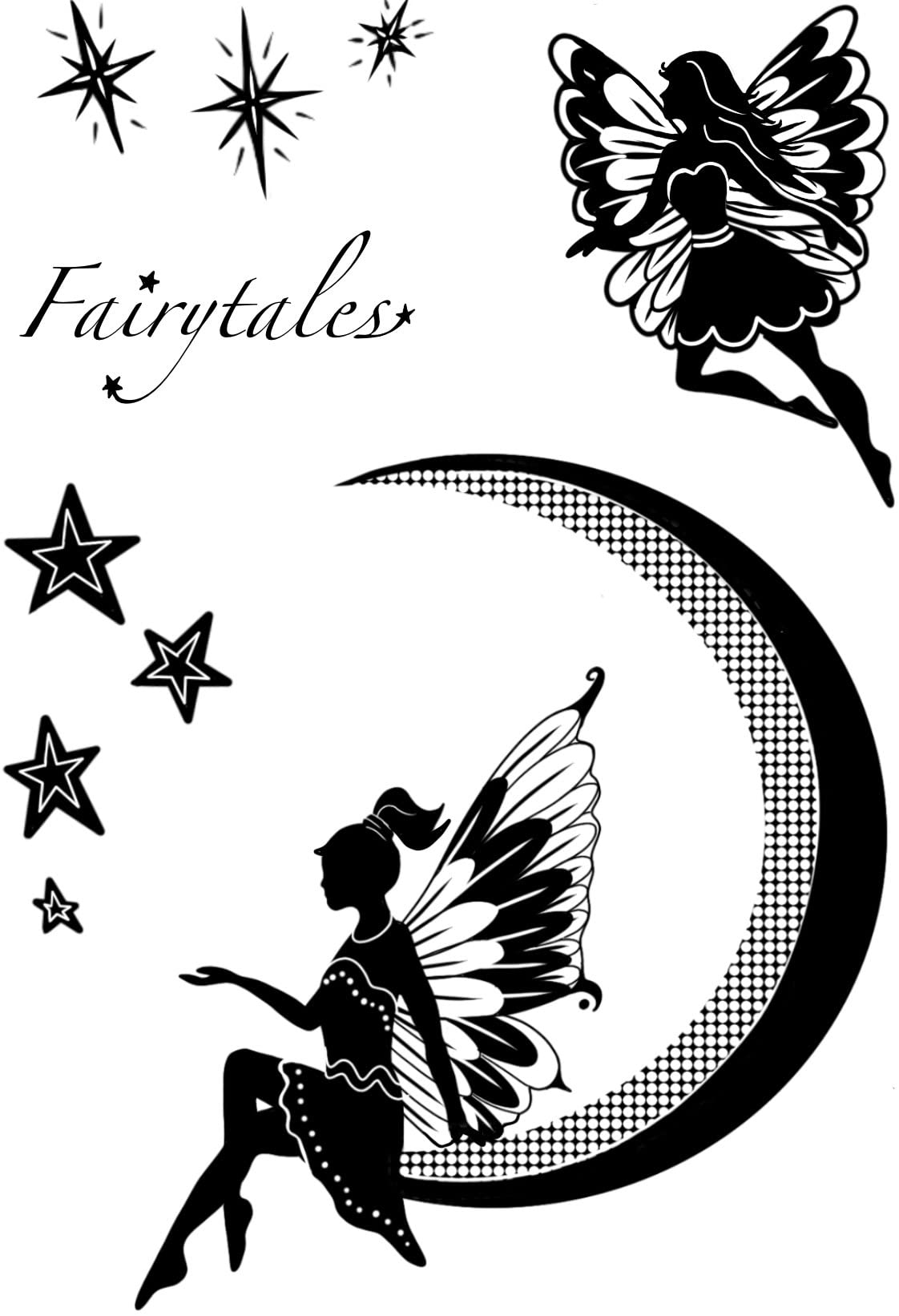 Creative Expressions Designer Boutique-Wish Upon A Star-Clear Stamp Set, A6