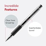uni-ball Signo Gel Grip 0.7mm Black Ink 3pc Pen Set view 4