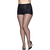 Hanes Women's Absolutely Ultra Sheer Control Top with Reinforced Toe Plus-Size