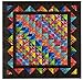 Easy Quilt Kit Brilliant Diamond Batiks/EXPEDITED SHIPPING