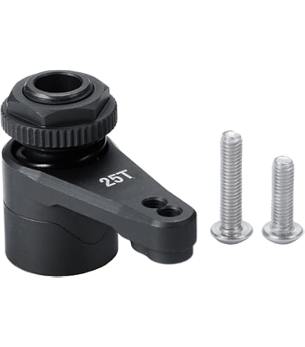 Axial RBX10 Ryft 25T Servo Horn Upgrade – Aluminum 7075 Servo Arm With Spring, 3-Pc Set - View #7