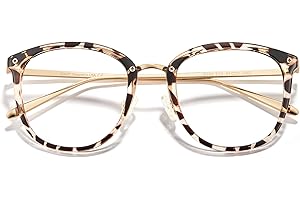 Cyxus Blue Light Glasses for Woman, Fashion Computer Glasses on Office Reduce Eye Strain Anti Migraine for Working Reading