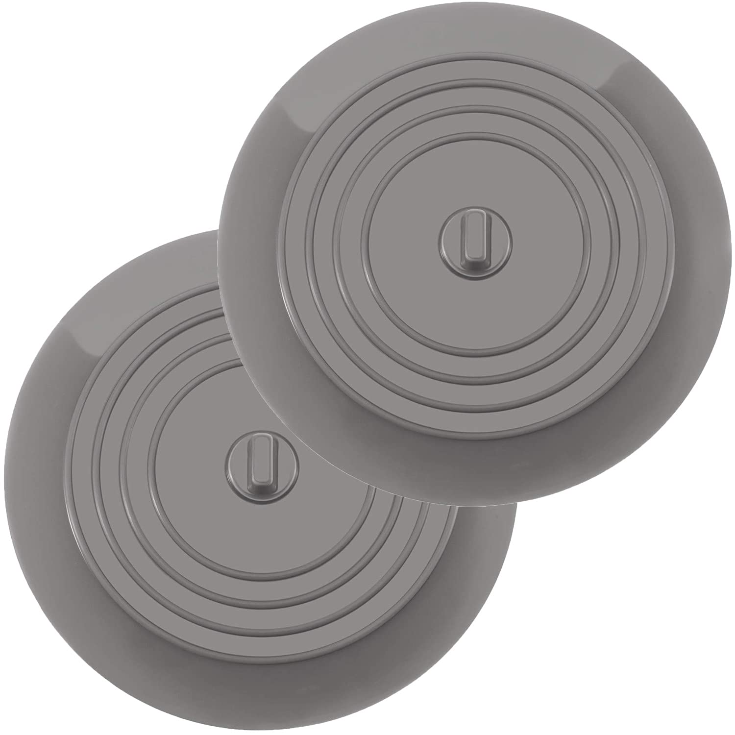 2 pack Silicone Tub Stopper,Drain Stopper Universal Sink Plug,Drain Plug for Kitchens, Bathrooms and Laundries, Sink Bathtub Drain Cover(15.3cm/6inch)