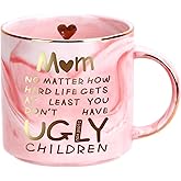 Valentines Day Gifts for Mom: 12oz Coffee Mug for Mother from Daughter Son Unique Birthday Presents for Mama Wife from Husband Funny Retirement Anniversary Mothers Day Gifts for Mom Stepmother Women