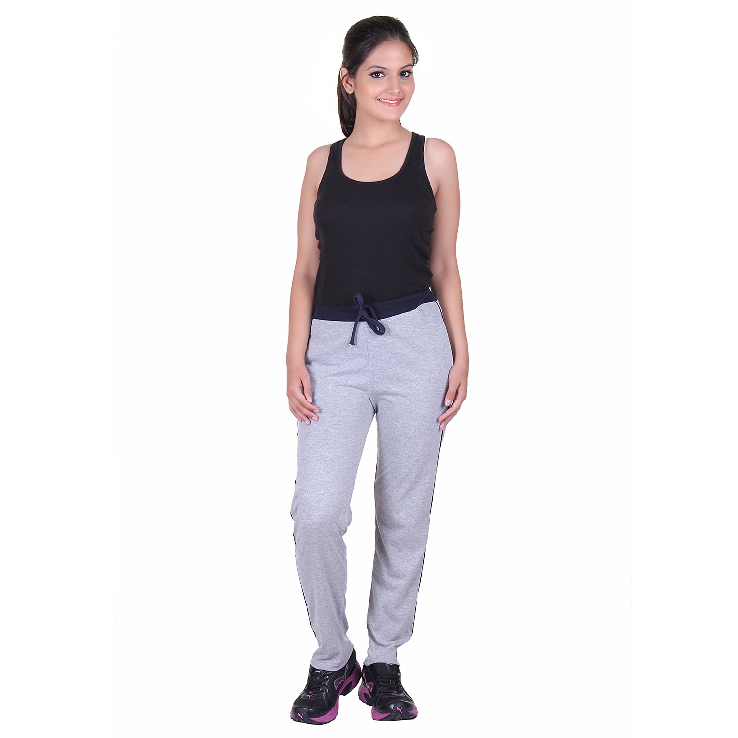 dfh women's cotton track pant