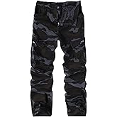 APTRO Men's Cargo Pants Camo Casual Work Military Tactical Pants