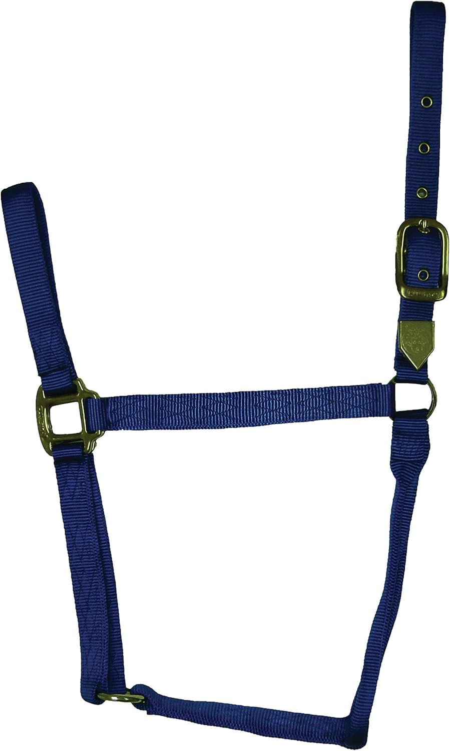 Hamilton 1-Inch Nylon Horse Halter, 800 to 1100-Pound, Navy Blue