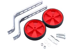 Child Bike Stabilizers Support Wheels, Training Wheels for Kids Bike, Universal Auxiliary Wheel Junior Wheel Stabiliser for 1
