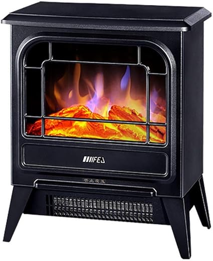 SYR&FJ Elektrischer Kamin • Kaminofen • Flammensimulation • 1800 Watt