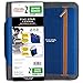 Five Star Zipper Binder, 2 Inch 3 Ring Binder, Removable File Folders, Durable, Blue (73285)