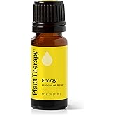 Plant Therapy Energy Essential Oil Blend 10 mL (1/3 oz) 100% Pure, Undiluted, Aromatherapy, Refreshing, Natural Energy Blend with Citrus and Peppermint