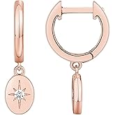 PAVOI 14K Gold Plated S925 Sterling Silver Post Lightweight Drop/Dangle Huggie Earrings for Women | Religious Ornament: Cross, Evil Eye, Clover, Celtic | Dainty Earrings for Women