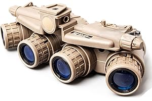 Aetheria Night Vision Goggles for Tactical Hunting Cosplay GPNVG18 Helmet Mount Set-Four-Tube Binocular