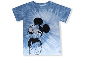 Disney Mickey Mouse Boys T-Shirt for Infants, Toddlers and Little Kids – Green/Orange/Grey/Blue/Yellow