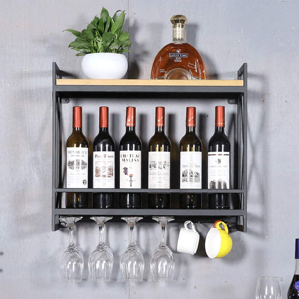 Armarios Para Vino Bar Negro Oro Tangmengyun Soporte De Pared