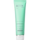 Biotherm Biosource Purifying Foaming Cleanser, Tonifying and Exfoliating Cleansing Gel with Biotech Plankton & Zinc for Radiant Skin, Toner, Gel, 5.1 Fl. Oz.