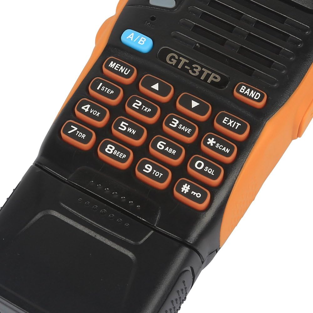 BAOFENG GT-3TP MarkIII 3800mAh Battery Tri-power Ham Radio, Dual Band Two-Way Radio 8W/4W/1W, Upgraded Chip, High Gain Antenna and Car Charger : Car Electronics