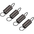 MECCANIXITY Microwave Oven Door Spring Universal Latch Friction Spring Aluminum 7x27MM Compatible for Oven Stove Range Black 4PCS