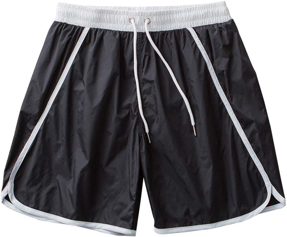 JUTOO Men's Swim Drawstring Trunks Quick Dry Beach Surfing Running Swimming Shorts
