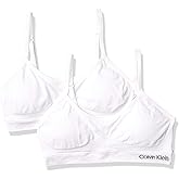 Calvin Klein Kids Girls' Seamless Wirefree Comfort Bralette Bra 2-Pack