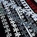 Fowod Winter Christmas Snowflake Trim Crafts Decoration,11 Yard/33 Feet,1 inch Wide (White)