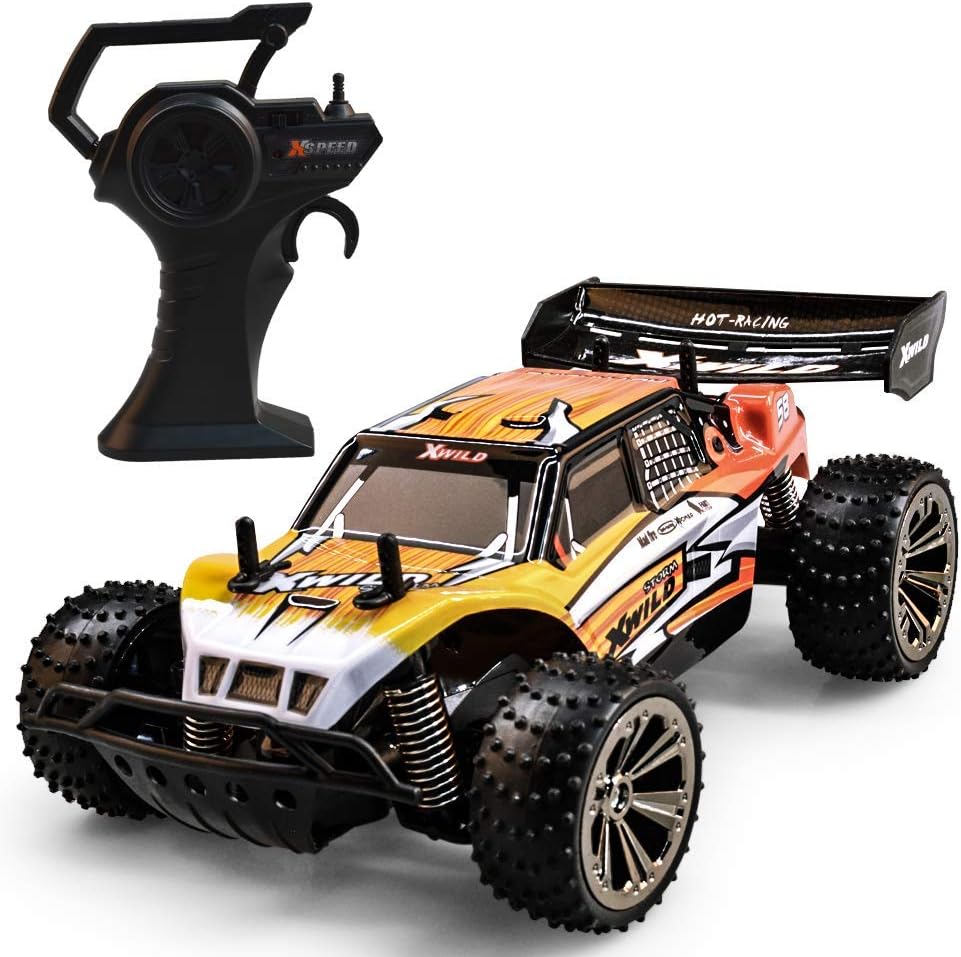 1/16 Scale RC Car Monster Truck,Tecesy 20 KM/H RC Truck for Kids 2.4GHz Remote Control RC Trucks Off Road Waterproof RC Cars for Boys,Green…