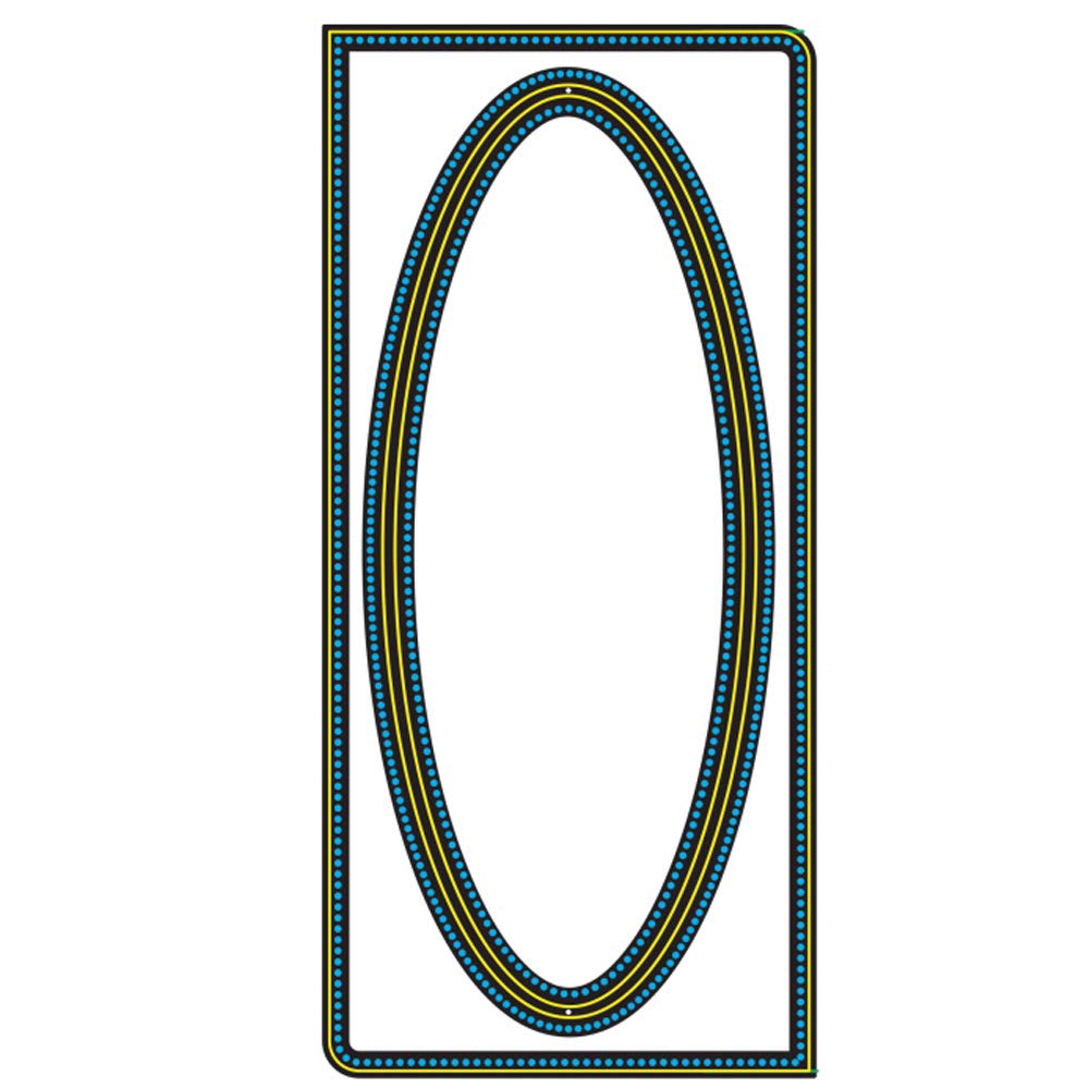 Slimline Oval Metal Cutting Dies for Card Making DIY Scrapbooking Embossing Stencil Die Cutting Template Mould Tools Die cuts Arts Crafts Paper Crafts Photo Album Decor