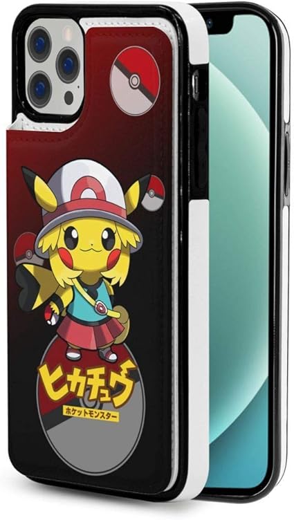 Amazon Co Jp Iphone12シリーズダブルバックルレザーケース ピカチュウ電話ケース Iphone12ミニ Iphone12プロマックス電話ジャケット ポケモンピカチュウトレンディな衣装cosplay ファッションスマートフォンレザーケース Iphone12 Pro Max 家電 カメラ