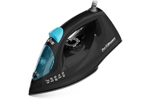 PURSTEAM WORLD'S BEST STEAMERS PurSteam Professional 1250W Steam Iron | Powerful Steamer with Burst of Steam & Spray | Non-Stick Soleplate, Easy Temperature Control & Auto Shut-Off