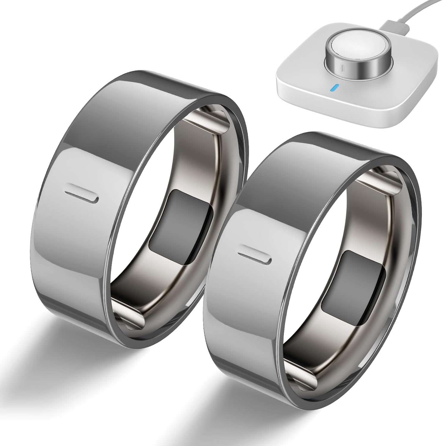 High-Gloss Plated Covers Compatible with Oura Ring Gen 4/Oura Gen 3 Cover, Anti-Scratch Ultra-Thin TPU Ring Protector Case Accessories for Women Men - Not for Oura 4 Ceramic