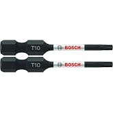 BOSCH ITT10202 2-Pack 2 In. Torx #10 Impact Tough Screwdriving Power Bits