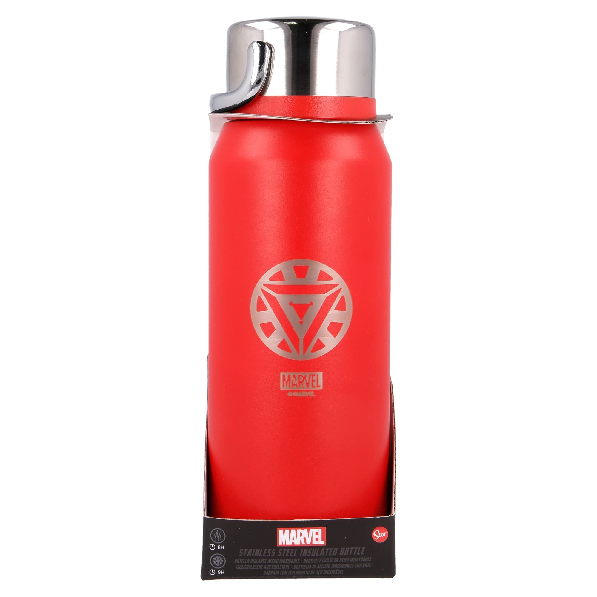 Stor Hugo Stainless Steel 505 ml Marvel Thermal Bottle, Single, Standard