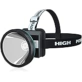 ODEAR Bright Headlamp Rechargeable LED Torch for Mining,Camping, Hiking, Fishing